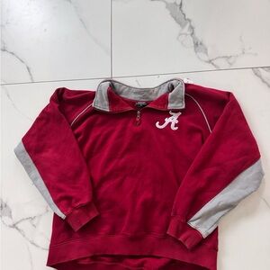 Colosseum Red and Gray Zip-Up Jacket